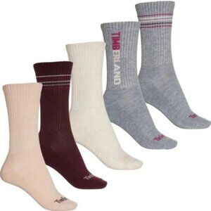 Timberland Half Cushion Boot Socks - 5-Pack, Crew (For Women) O/S